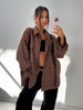 Checked shirt - Camel