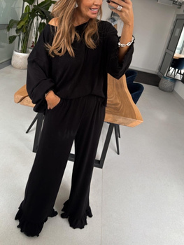 Sweater set skirt and sweater - Cream