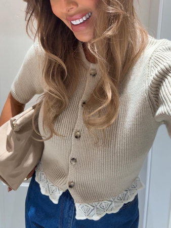 Merino wool sweater - Cream