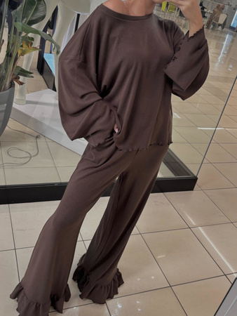 Sweater set skirt and sweater - Cream