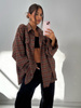 Checked shirt - Camel