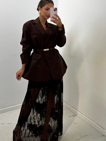 Short skirt - Chocolate
