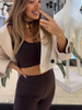 Sweater set skirt and sweater - Cream