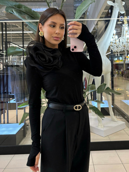 Golf with flower - Black