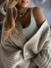 Button-down cardigan - Beige