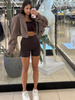 Sweater set skirt and sweater - Cream