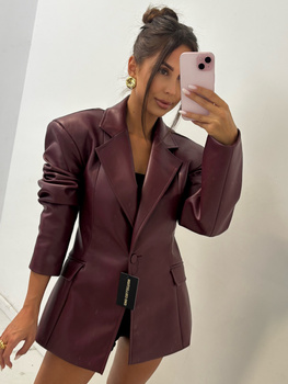 Manhattan women's leather jacket - Khaki