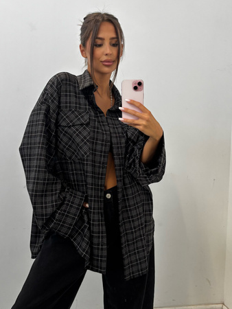 Checked shirt - Camel
