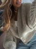 Button-down cardigan - Beige