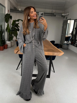 Sweater set skirt and sweater - Cream