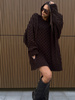 Long Merino wool cardigan - Grey