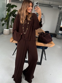 Sweater set skirt and sweater - Cream